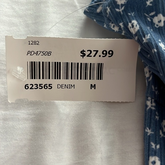 Floral Blue Dress - Picture 3 of 4